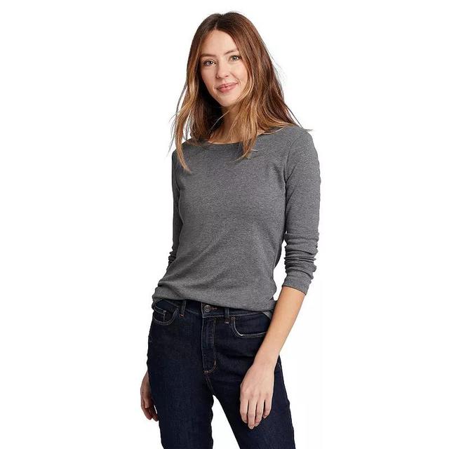 Womens Eddie Bauer Long Sleeve Favorite Crew Tee Product Image