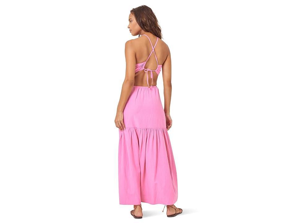 L*Space Jaide Dress (Guava) Women's Clothing Product Image