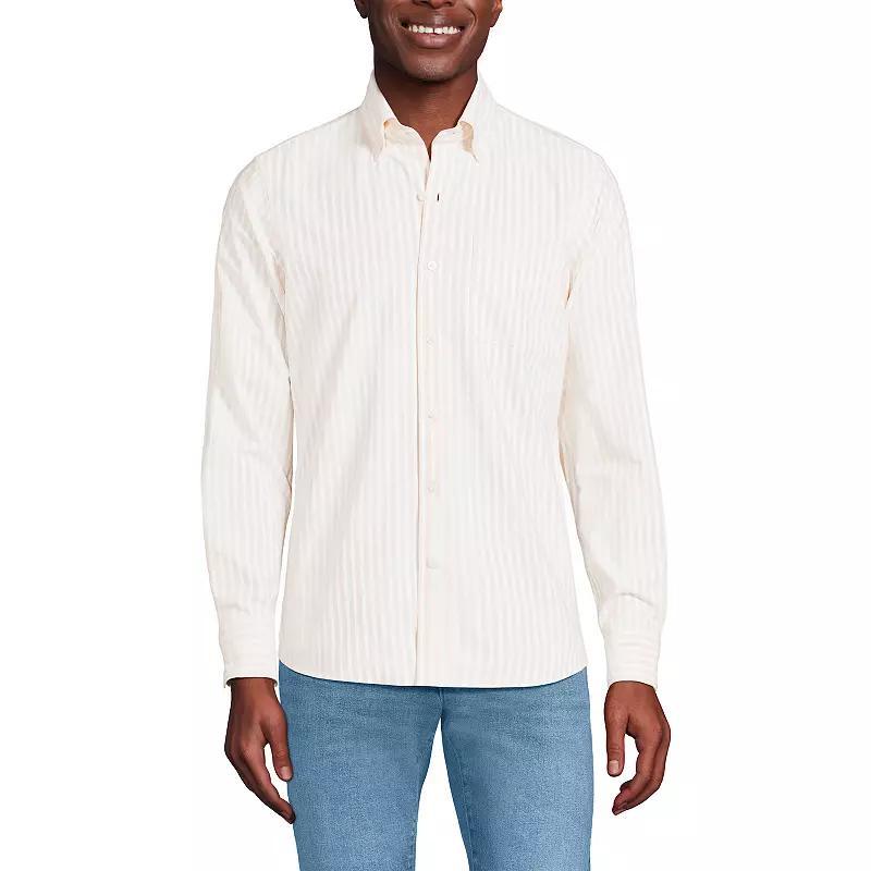 Mens Lands End Button-Down Sail Rigger Oxford Button-Down Shirt Product Image