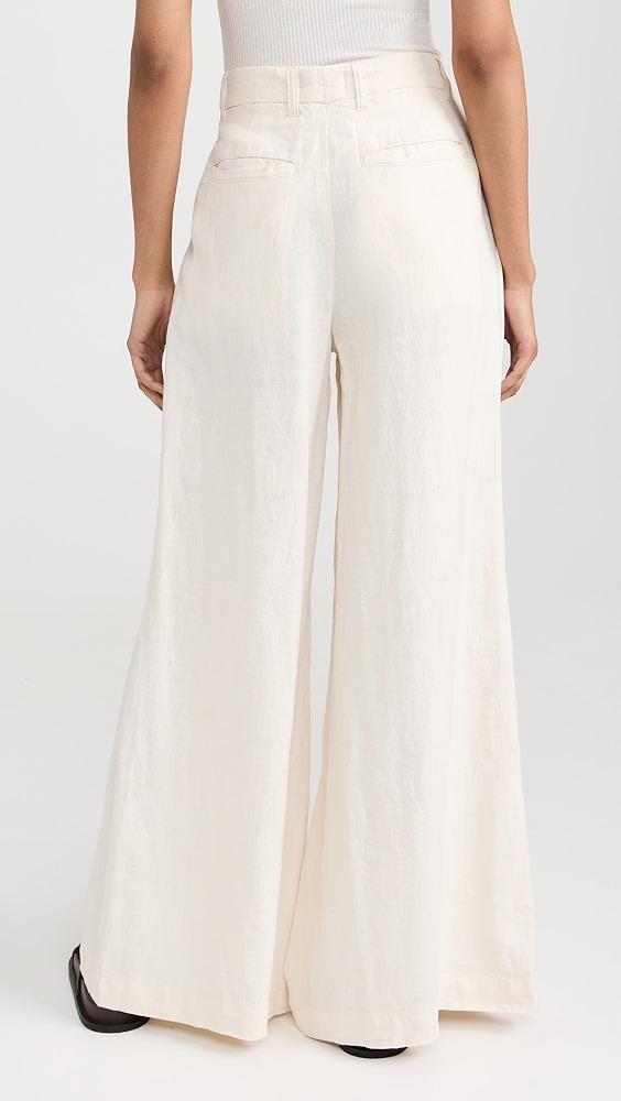 DL1961 Lucila Pleated Ultra Wide Leg Pants: Ultra High Rise 33' | Shopbop Product Image