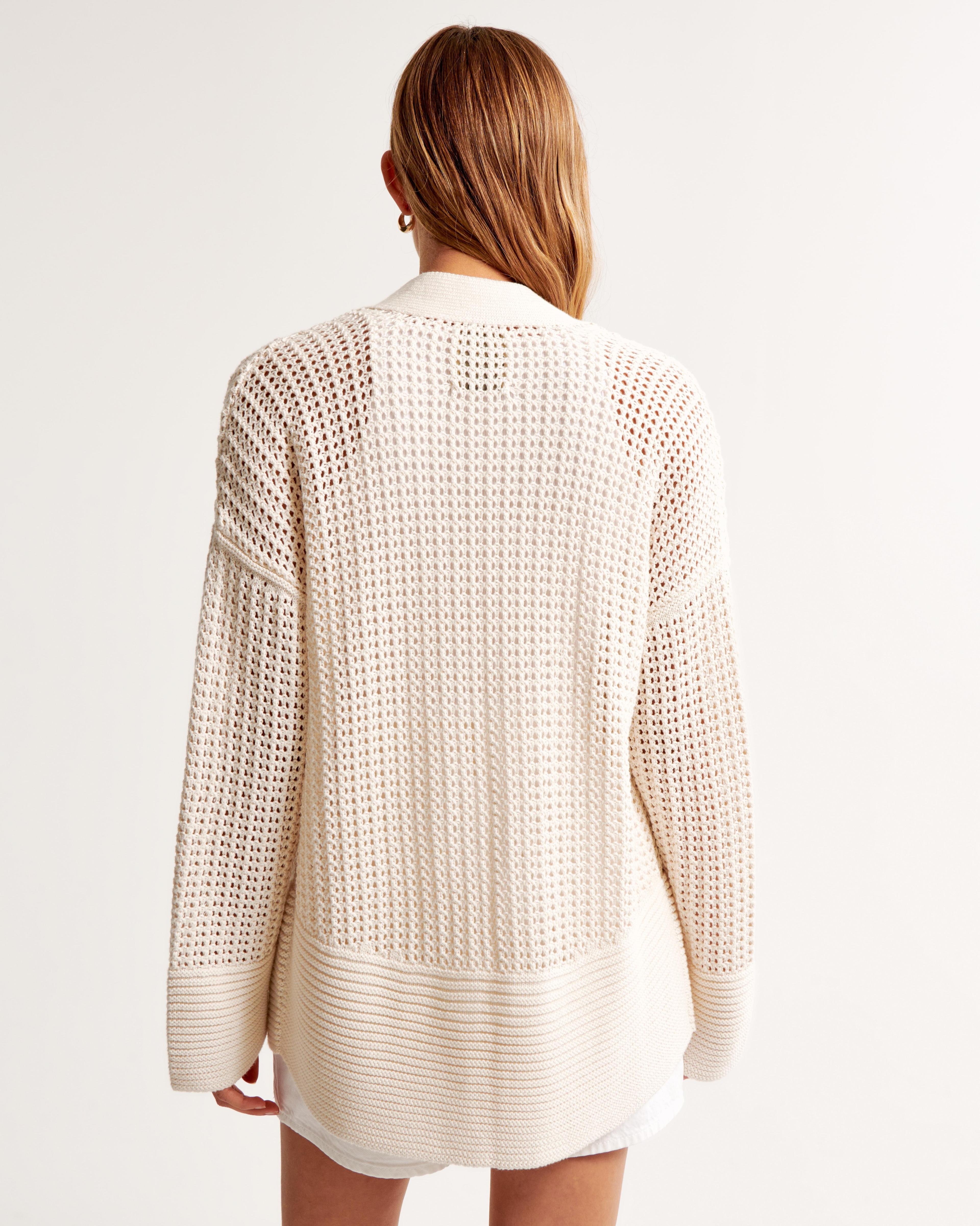 Textural Long-Length Cardigan Product Image