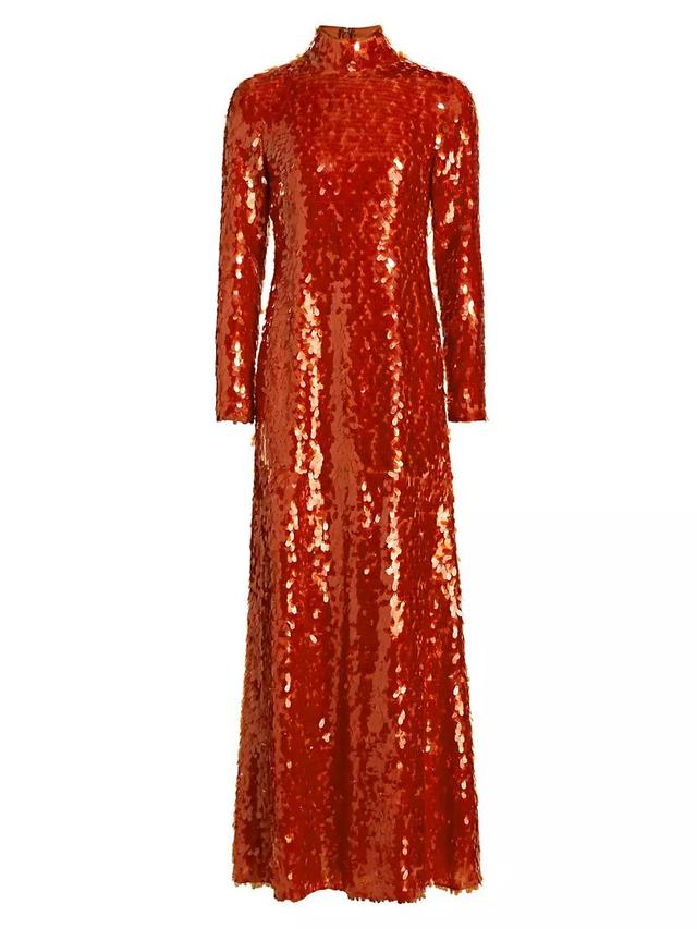 Sculpty Sequin Dress Maxi-Dress Product Image