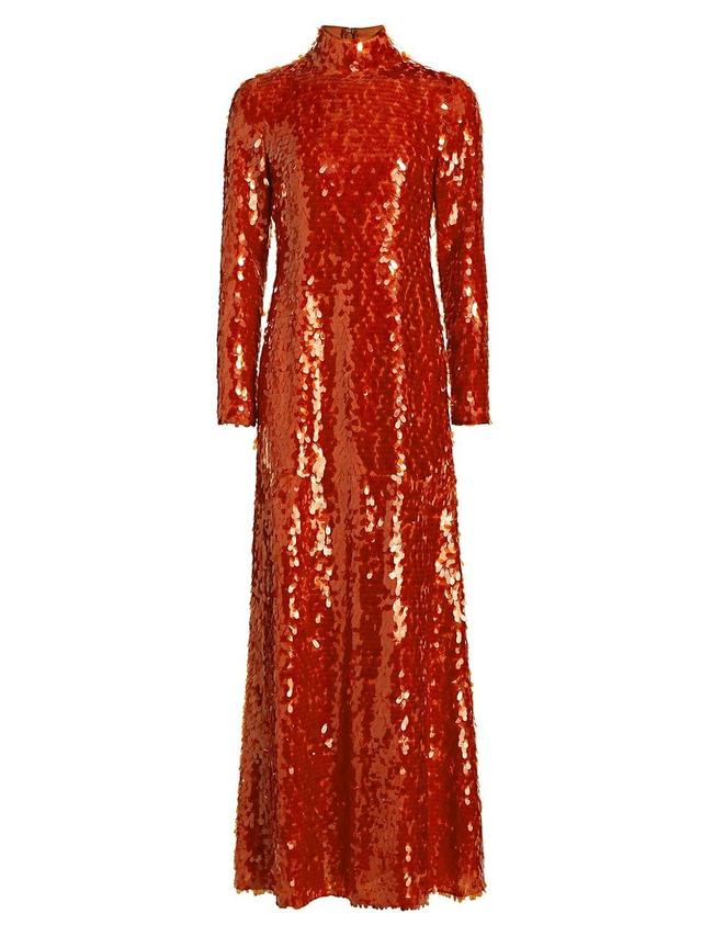 Womens Sculpty Sequin Dress Maxi-Dress Product Image