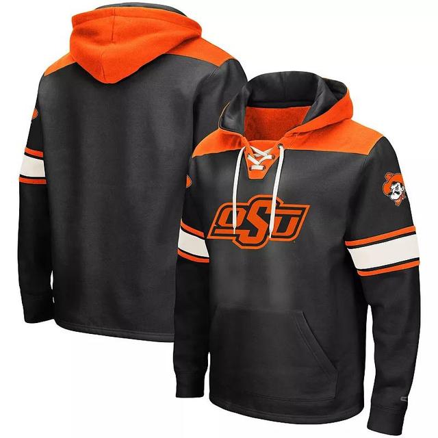 Mens Colosseum Oklahoma State Cowboys 2.0 Lace-Up Logo Pullover Hoodie Product Image