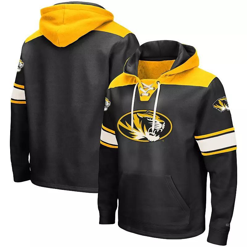 Mens Colosseum Missouri Tigers 2.0 Lace-Up Pullover Hoodie Product Image