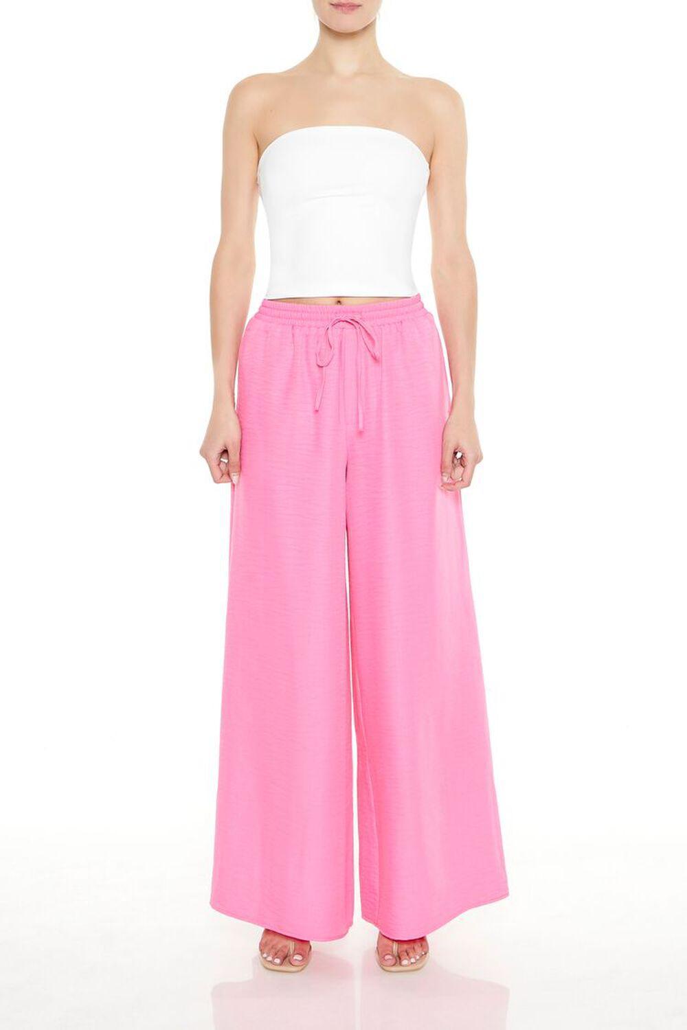 Drawstring Wide-Leg Pants | Forever 21 Product Image