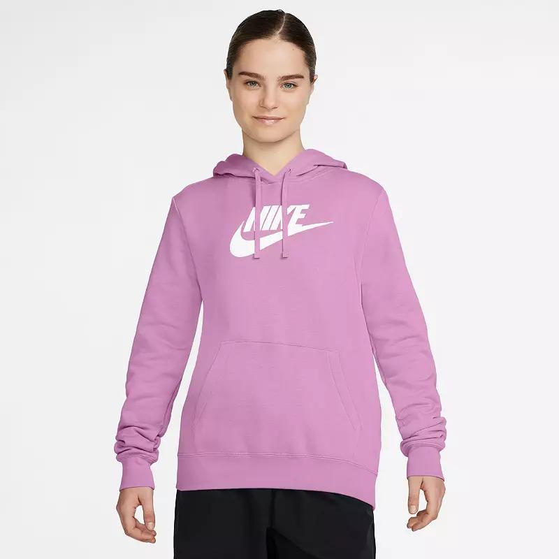 Womens Nike Sportswear Club Large Logo Fleece Hoodie Product Image