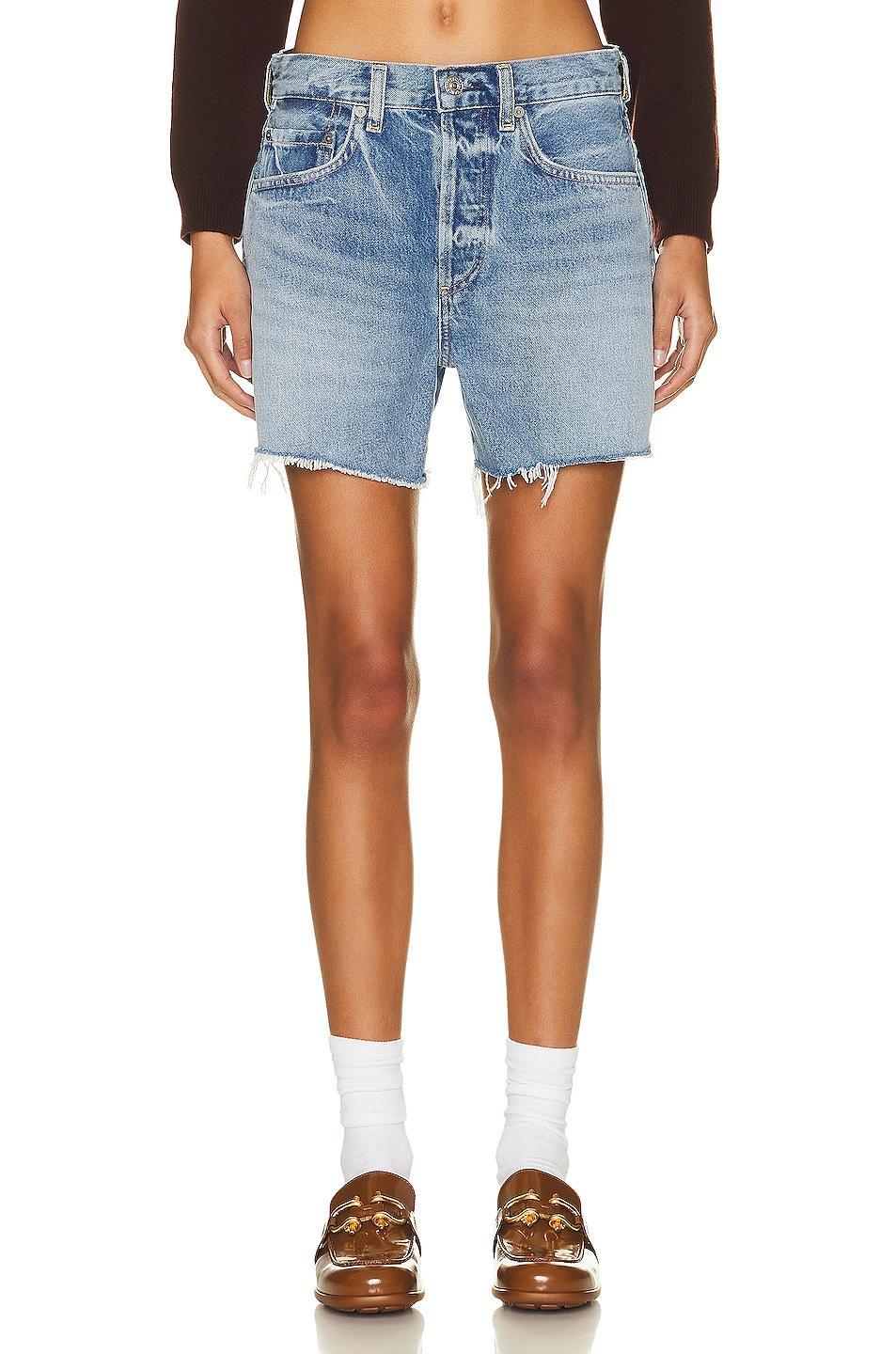 Citizens of Humanity Annabelle Long Vintage Relaxed Short Blue. (also in 28, 29, 32, 33). Product Image