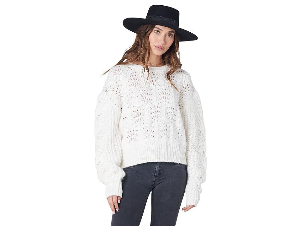 Saltwater Luxe Quinny Sweater (Vanilla) Women's Clothing Product Image