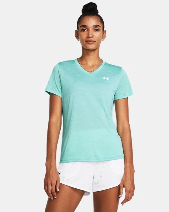 Womens UA Tech Twist V-Neck Short Sleeve Product Image