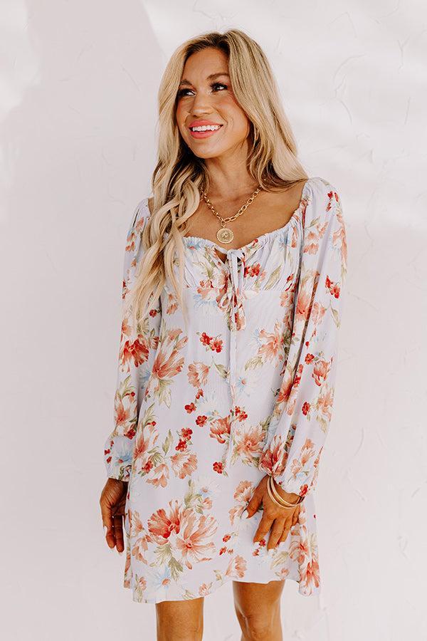 Slowly Falling For You Floral Dress Product Image