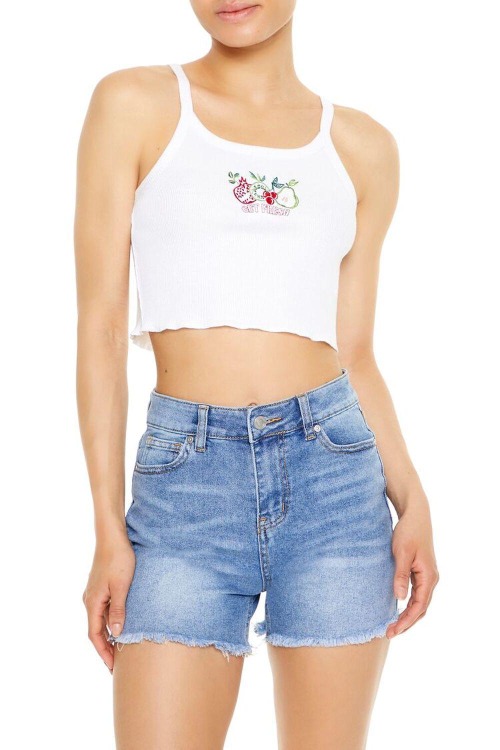 Cropped Get Fresh Graphic Cami | Forever 21 Product Image