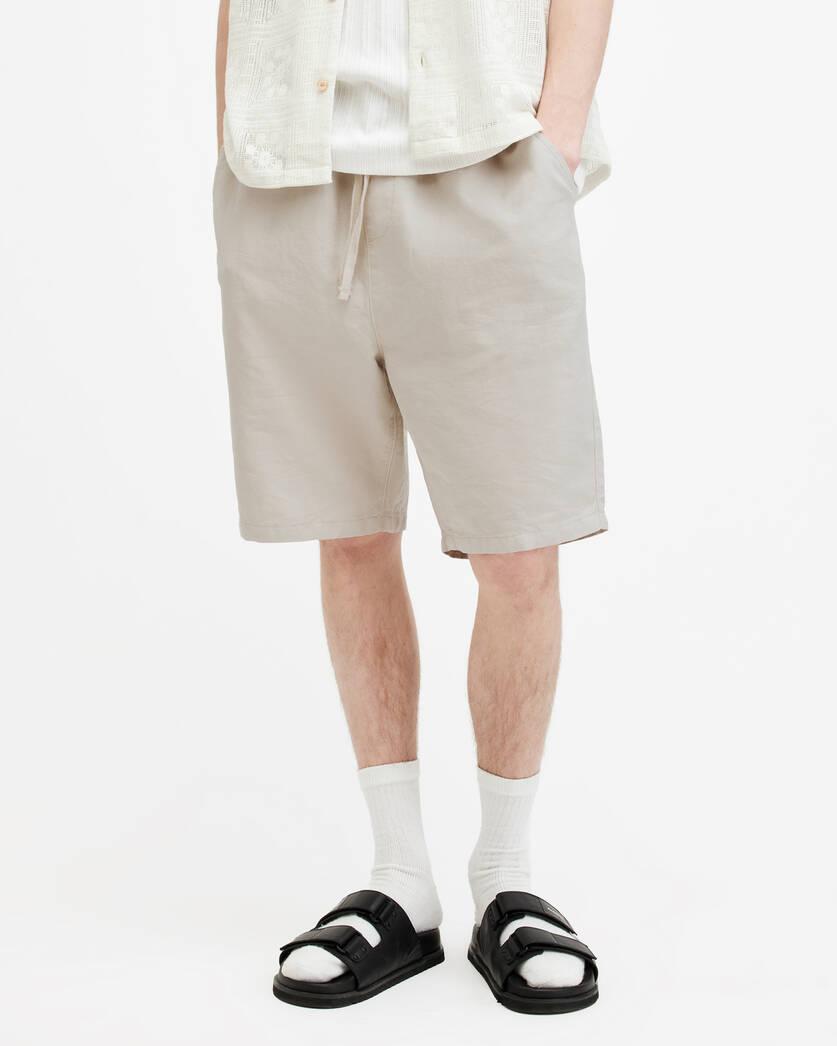 Hanbury Linen Blend Straight Fit Shorts Product Image