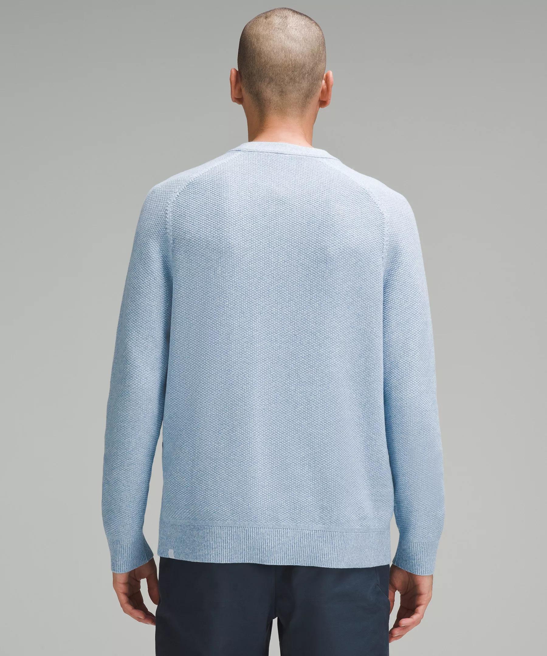 Textured Knit Crewneck Sweater Product Image