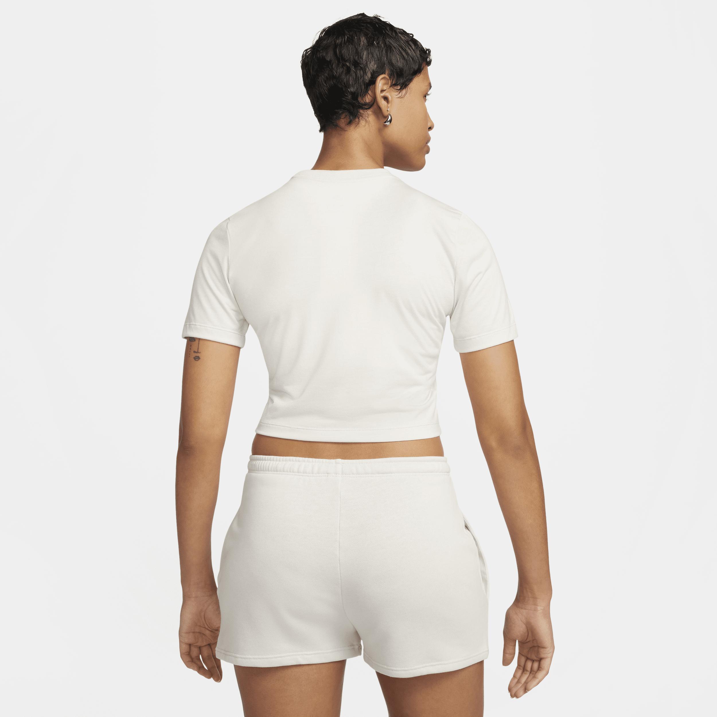 Womens Nike Sportswear Essential Slim Cropped T-Shirt Product Image