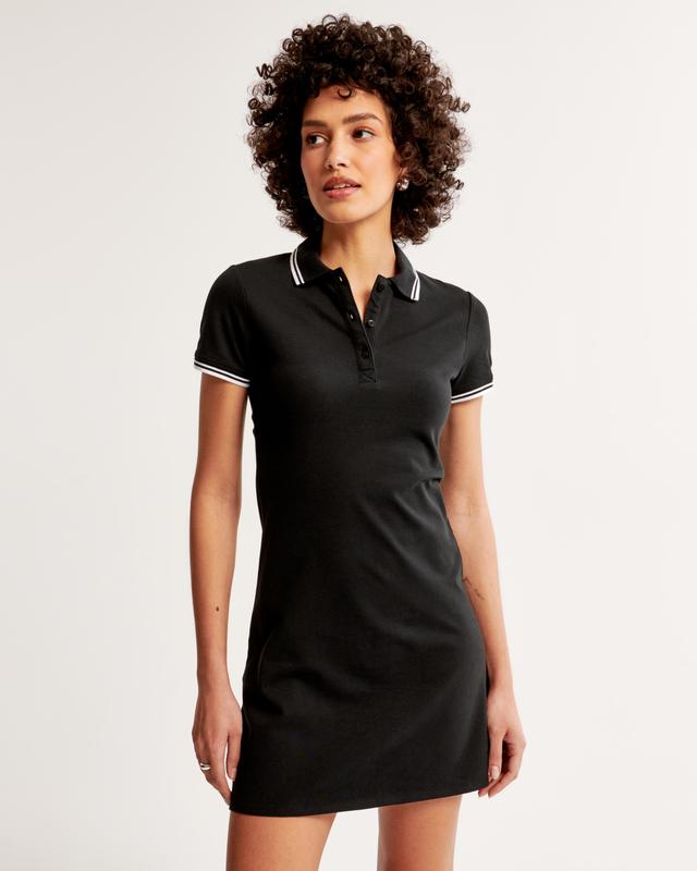 Knit Polo Dress Product Image