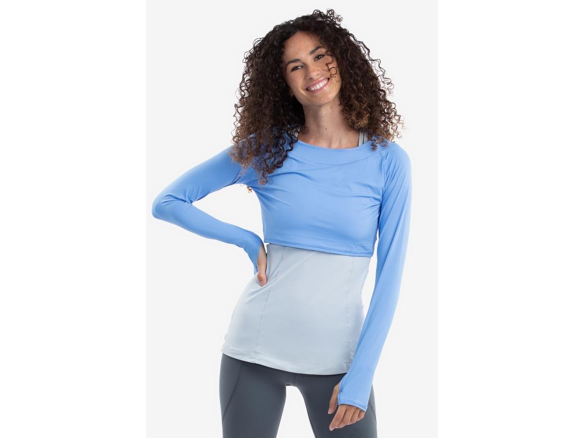 Womens Sun Protective Crop Top Product Image