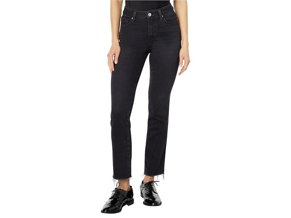 Paige Cindy Raw Hem in Black Lotus (Black Lotus) Women's Jeans Product Image