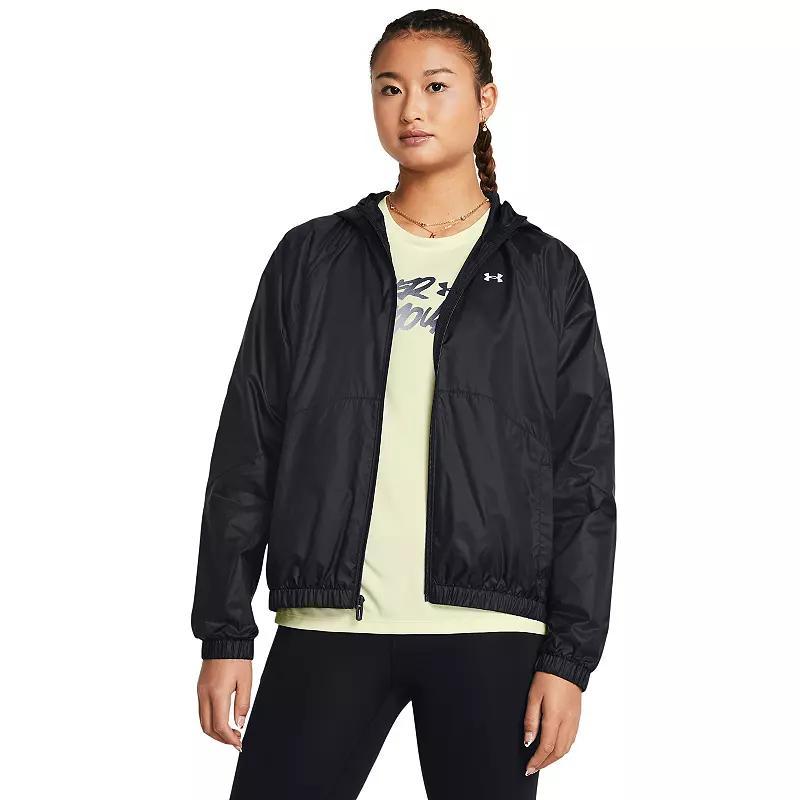 Womens Under Armour Rival Full-Zip Windbreaker Jacket Product Image