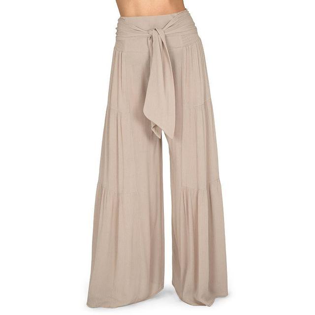 Womens Rewash Tiered Wide Leg Pants, Girls Product Image