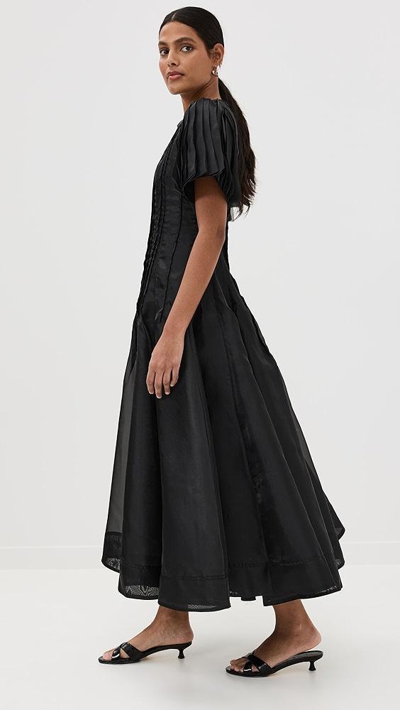 Aje Nova Pleated Midi Dress | Shopbop Product Image