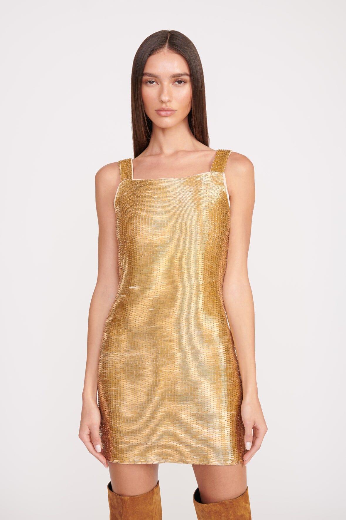 EVIE DRESS | GOLD Product Image