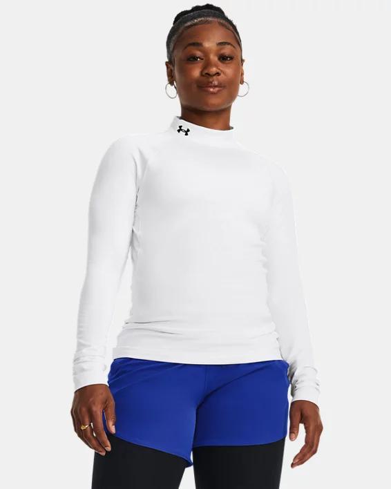 Womens ColdGear Mock Neck Long Sleeve Product Image