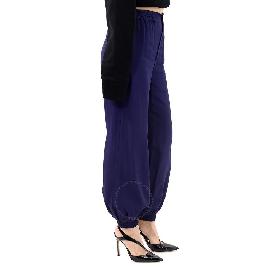 Ladies Cady Viscose Harem Style Trousers In Blue Product Image