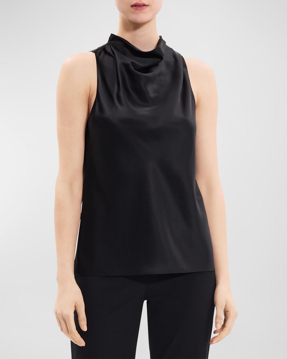 Womens Sleeveless Cowlneck Top Product Image