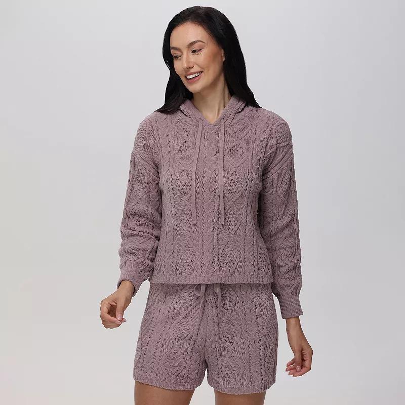 Womens Adyson Parker Pajama Sweater & Pajama Shorts Set Pink Product Image