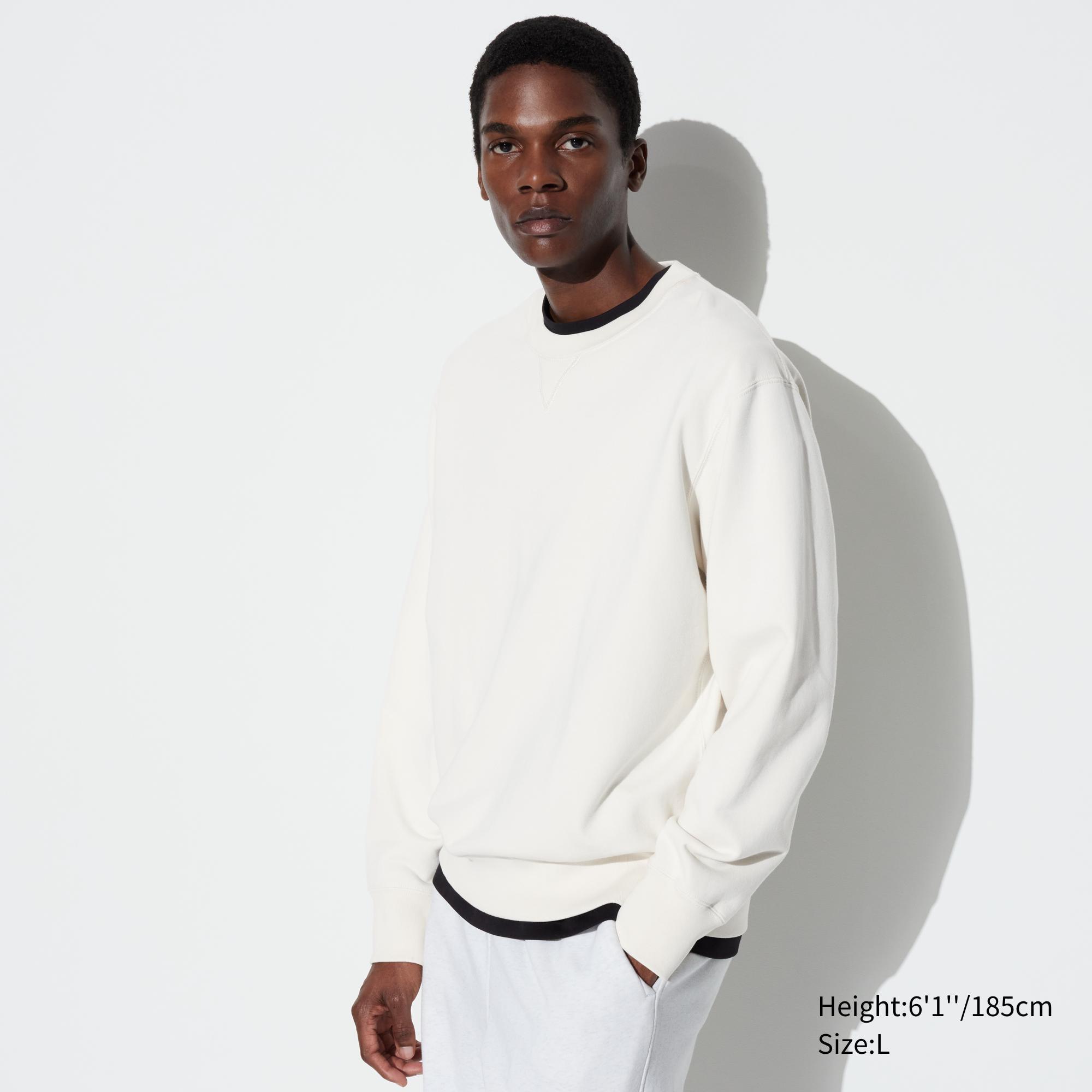 Mens Sweatshirt Off White Small UNIQLO US Product Image