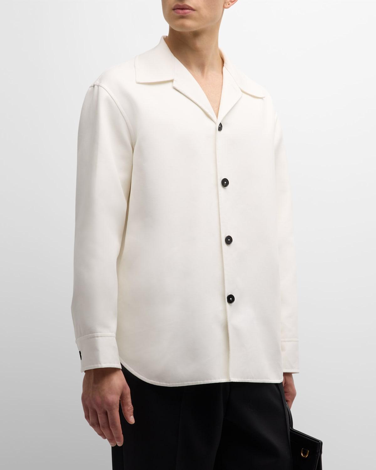 Men's Cotton-Silk Overshirt Product Image