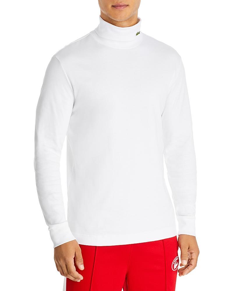 Lacoste Cotton Solid Long Sleeve Turtleneck Tee Product Image