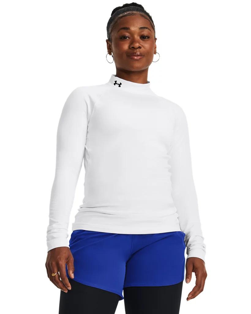 Womens ColdGear Mock Neck Long Sleeve Product Image