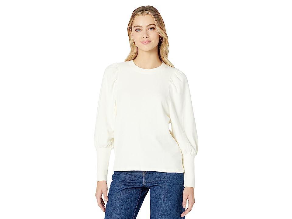 Madewell Piglet Mutton Sleeve Top (Antique Cream) Women's Blouse product image