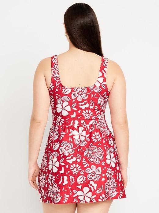 Side-Tie Swim Dress Product Image