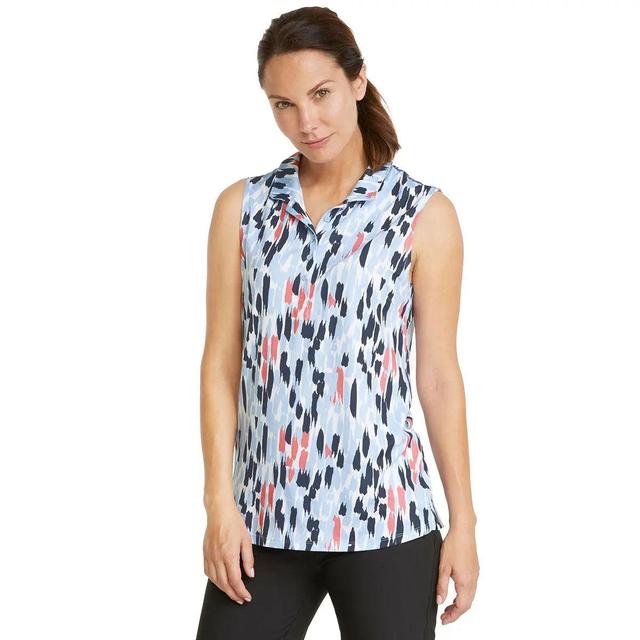 PUMA Women's Cloudspun Three Brush Sleeveless Polo Product Image