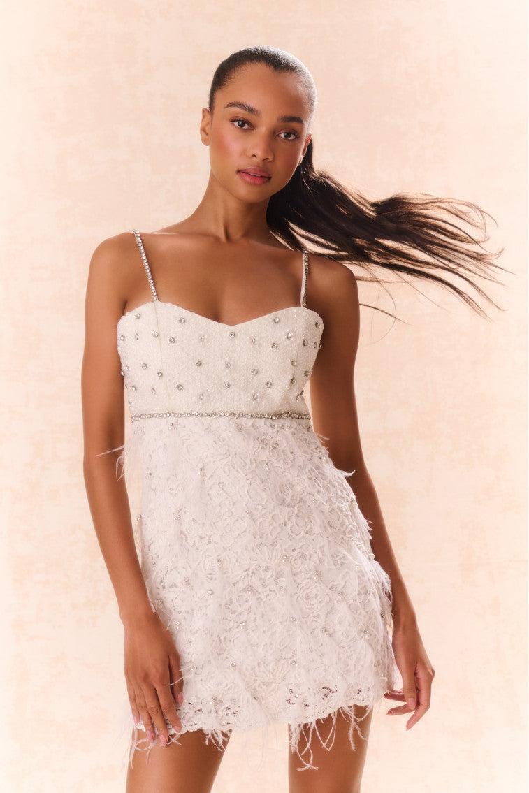 Brianne Beaded Mini Dress Product Image