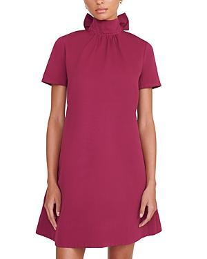 Staud Ilana Mock Neck Mini Dress Product Image