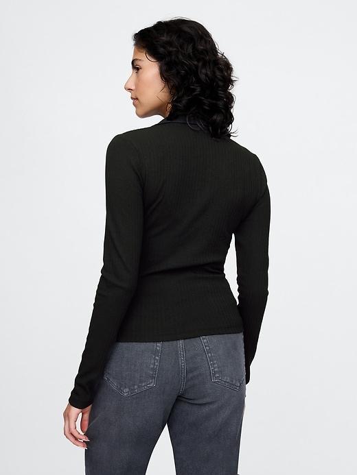 Modern Rib Half-Zip Pullover Product Image