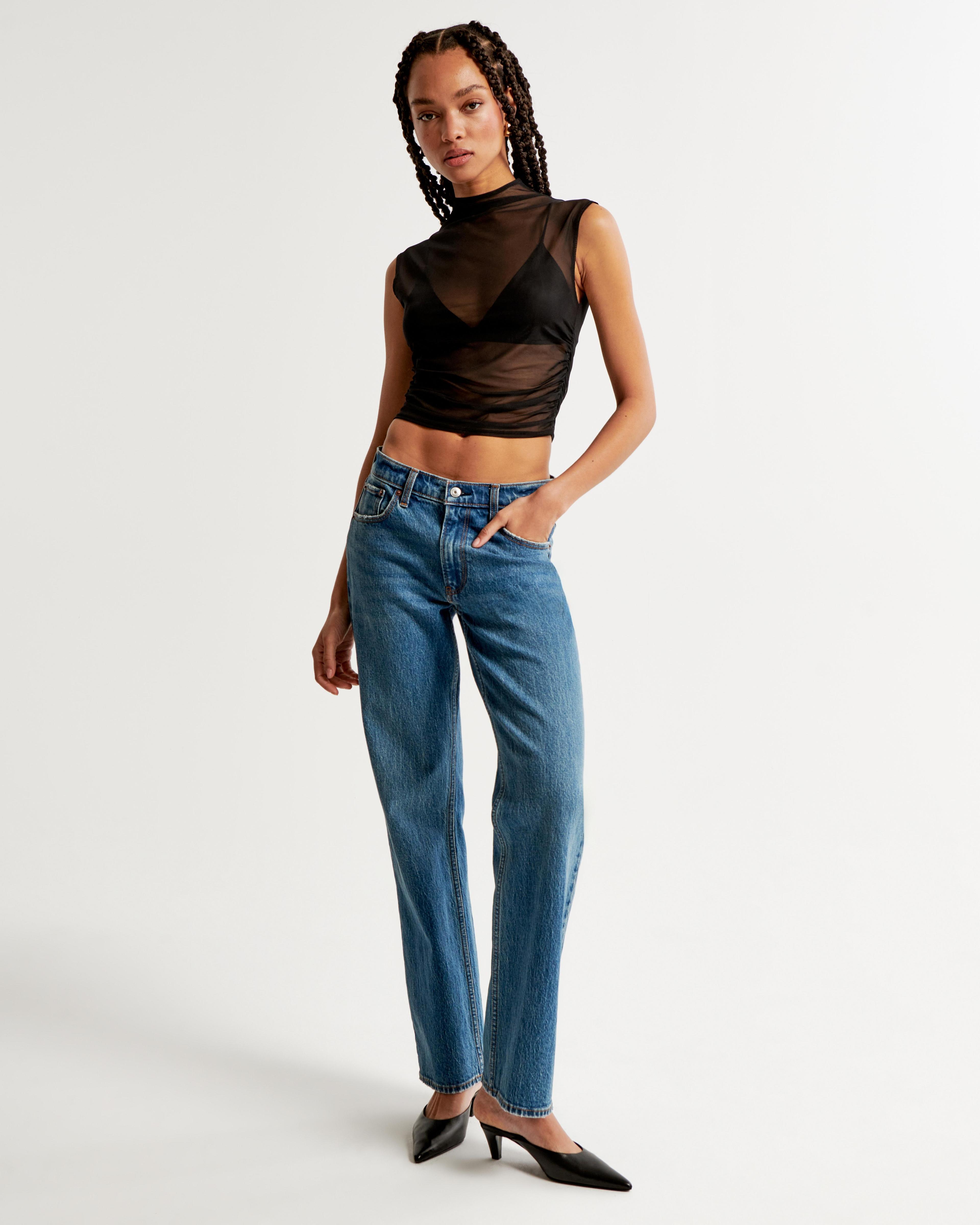 The A&F Paloma Mesh Top Product Image