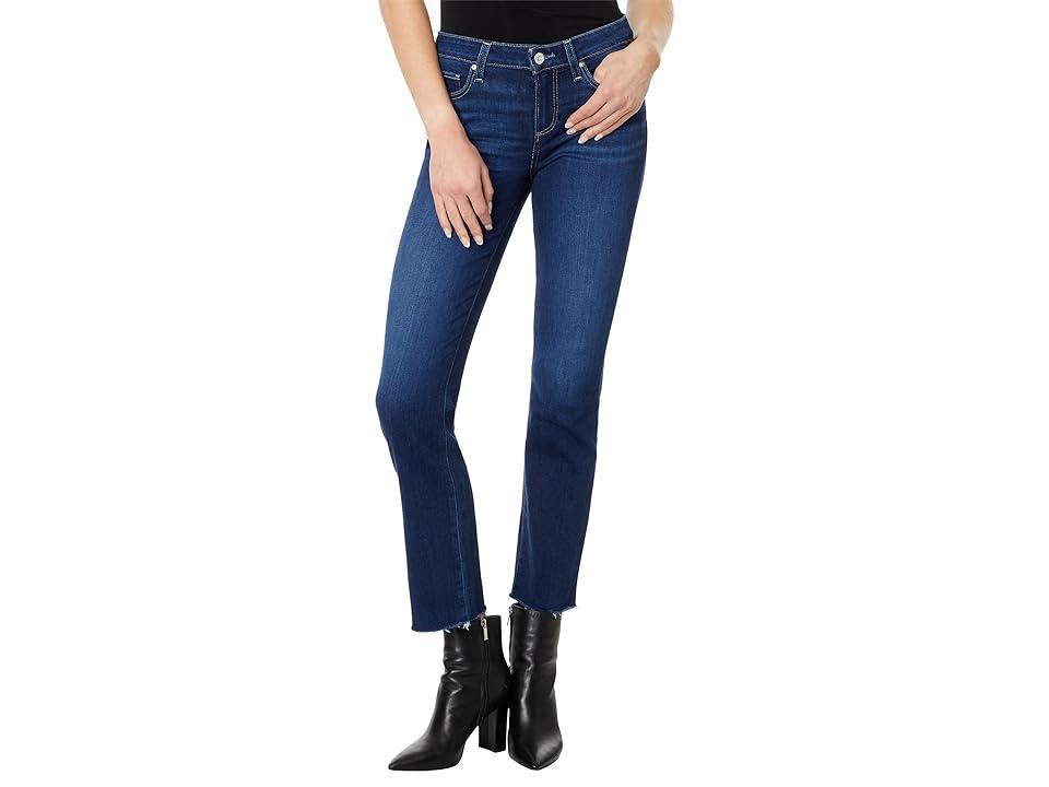 Womens Amber Low-Rise Straight-Leg Jeans Product Image