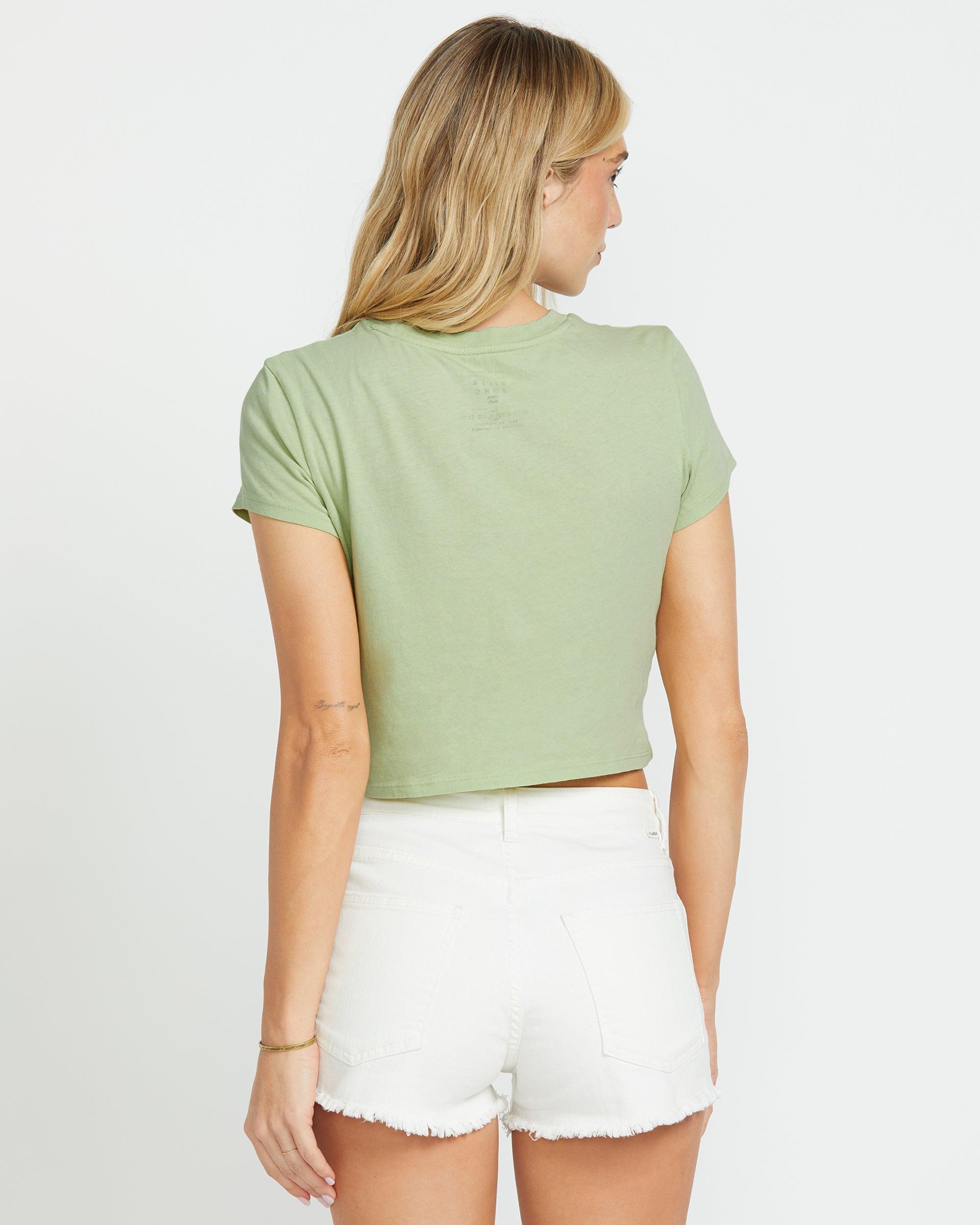 Sol Surf Short Sleeve Tee - Pistachio Female Product Image