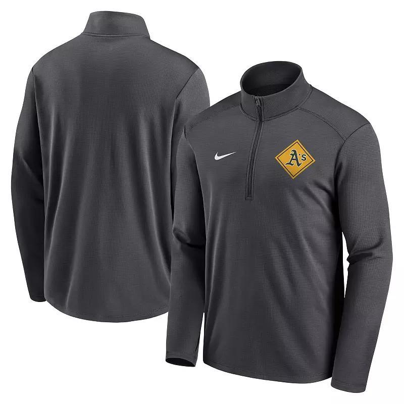 Mens Nike Anthracite San Diego Padres Diamond Icon Pacer Performance Quarter-Zip Top Product Image