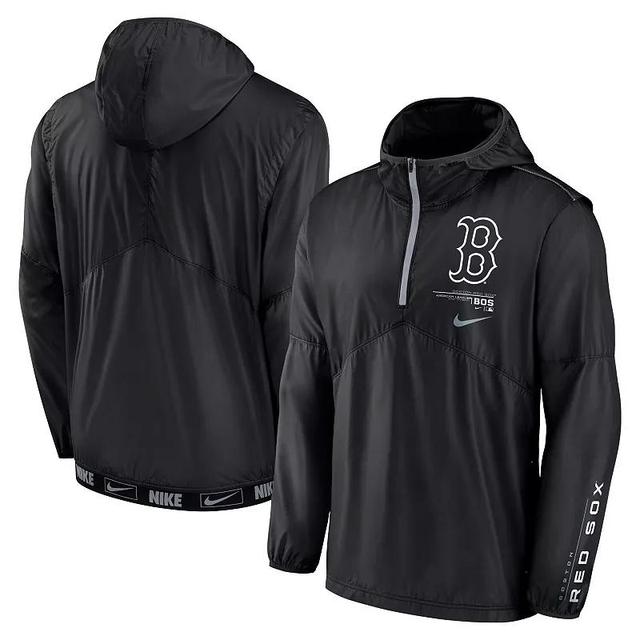 Mens Nike Boston Red Sox Night Game Half-Zip Hoodie Product Image