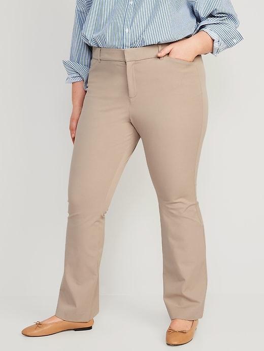 High-Waisted Pixie Flare Pants Product Image