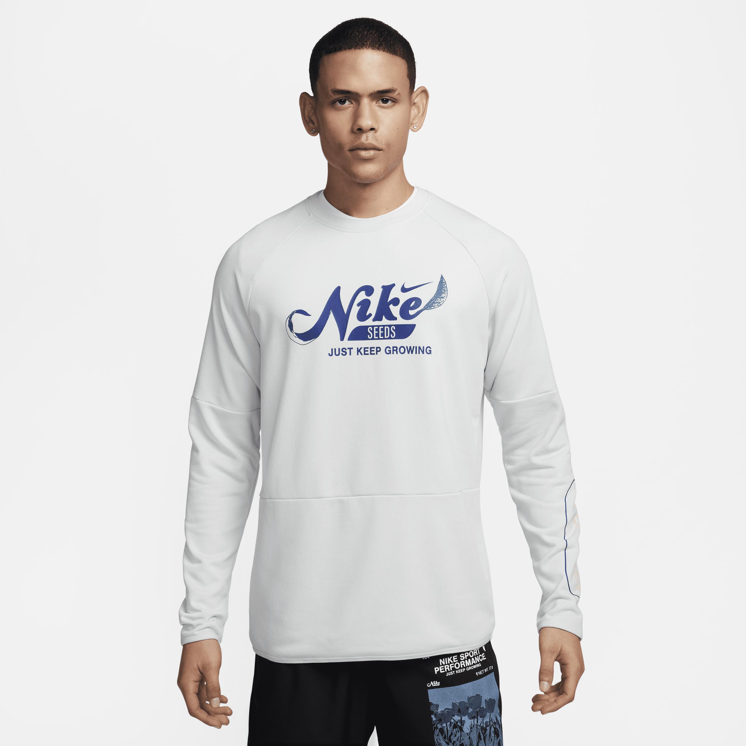 Nike Men's Dri-FIT Fleece Fitness Crew-Neck Top Product Image