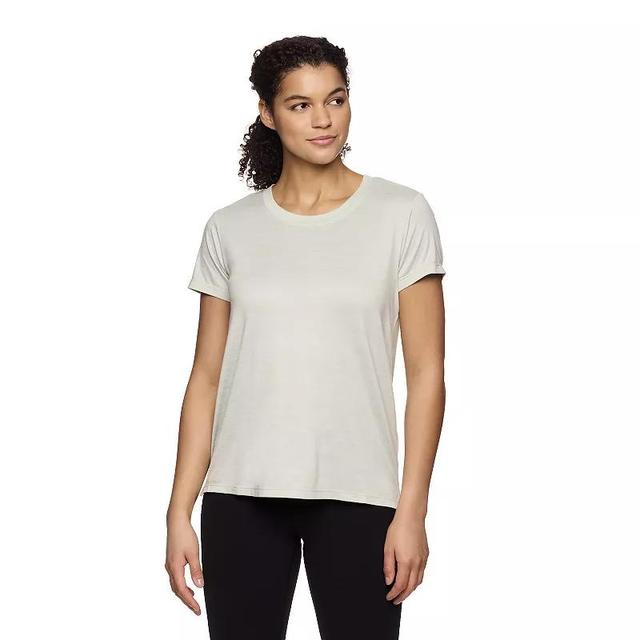 Womens Gaiam Align Marled Short Sleeve Training T-Shirt Product Image