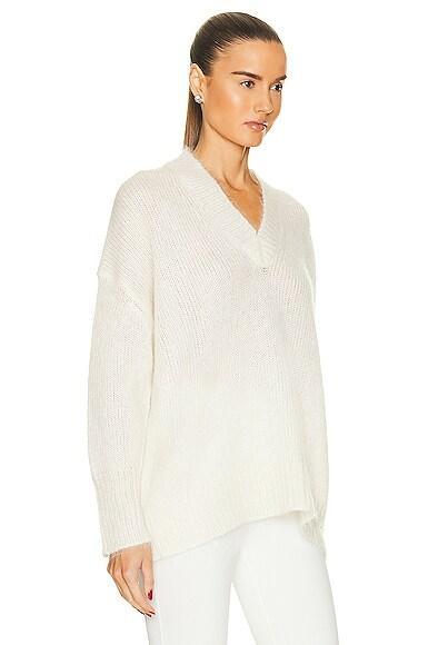 SABLYN Alva Sweater in Gardenia - Cream. Size M (also in ). Product Image