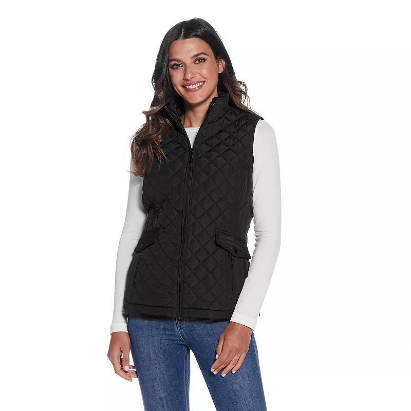 Womens Weathercast Plush Lined Quilted Vest Product Image